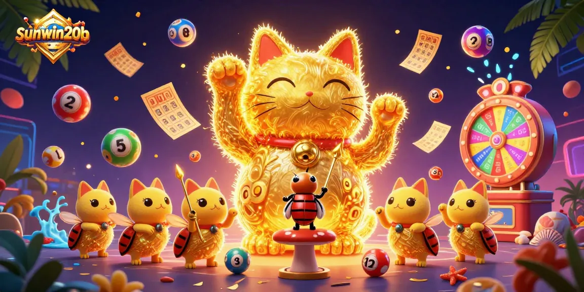 Experience the vibrant casino world with sunwin20b's engaging lucky cat and dynamic game elements.