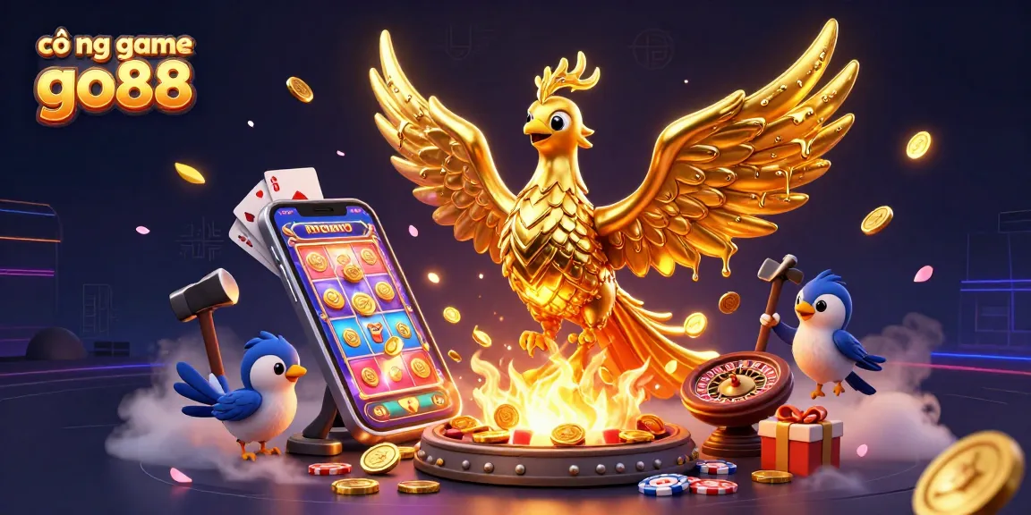 Experience excitement at cổng game go88 with dynamic casino elements and vibrant characters.